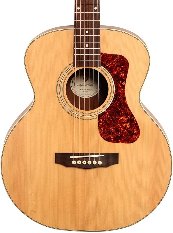 open zoom image for Guild Jumbo Junior Acoustic-Electric Guitar, Open Box (Very Good), Body Straight Front