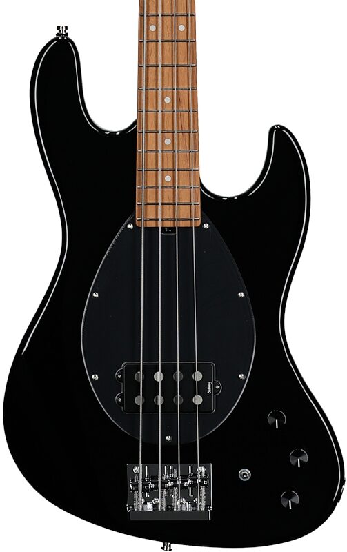 open zoom image for Sadowsky MetroExpress MV4 Electric Bass, Maple Fingerboard (with Gig Bag), Black, Body Straight Front