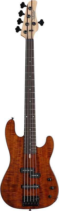 open zoom image for Schecter Michael Anthony MA-5 Electric Bass, 5-String, Gloss Natural, Body Straight Front