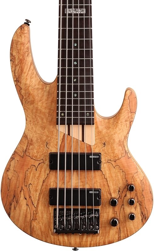 open zoom image for ESP LTD B206SM Electric Bass, 6-String, Natural Satin, Body Straight Front