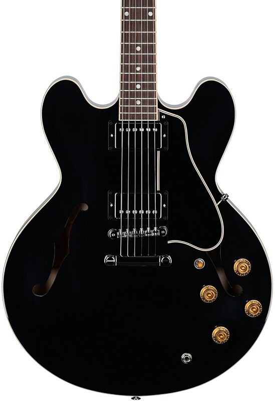 open zoom image for Gibson ES-335 '50s Electric Guitar (with Case), Ebony, Body Straight Front