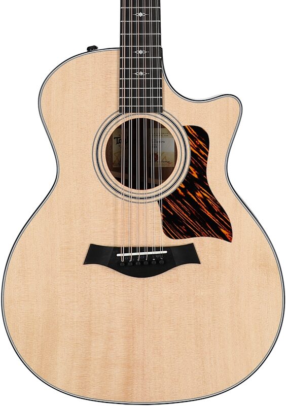 open zoom image for Taylor 354ce Grand Auditorium Acoustic-Electric Guitar, 12-String (with Case), Natural, Body Straight Front