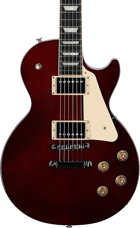 open zoom image for Gibson Les Paul Studio Session Electric Guitar (with Soft Case), Cherry, Open Box (Very Good), Body Straight Front