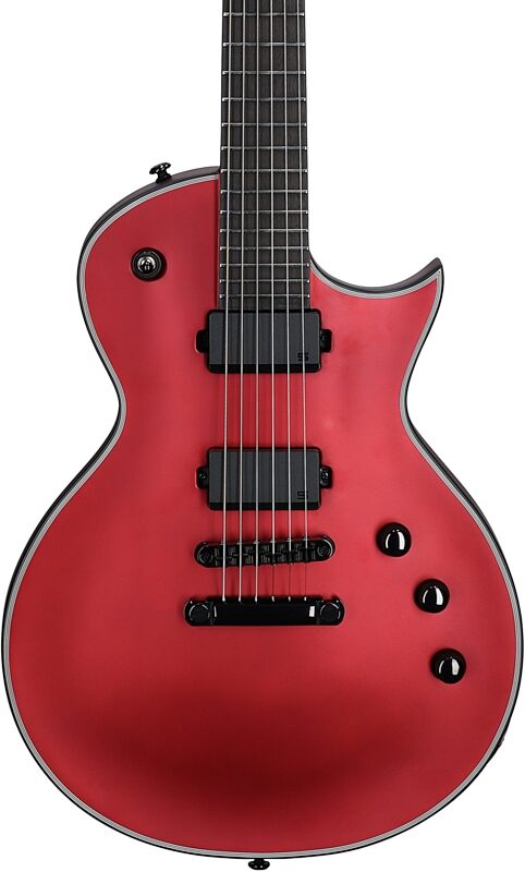 open zoom image for ESP LTD EC-1000 Deluxe Series Electric Guitar, Candy Apple Red Satin, Body Straight Front