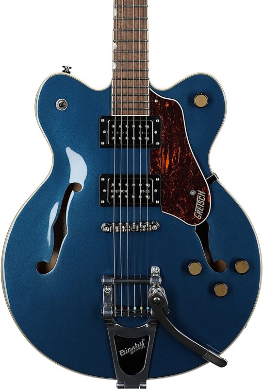 open zoom image for Gretsch G2622T Streamliner CB Electric Guitar, with Bigsby Tremolo, Dark Denim, Body Straight Front