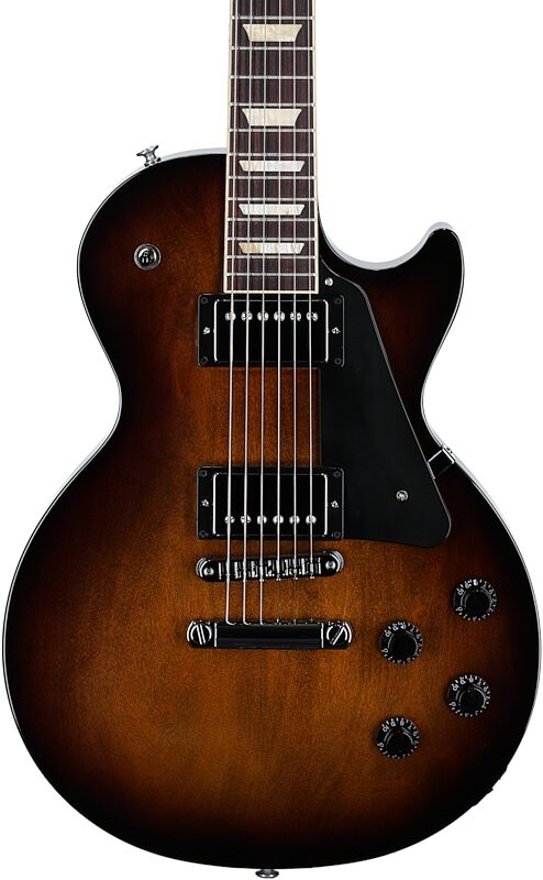 open zoom image for Gibson Les Paul Studio Electric Guitar (with Soft Case), Smokehouse Burst, Body Straight Front
