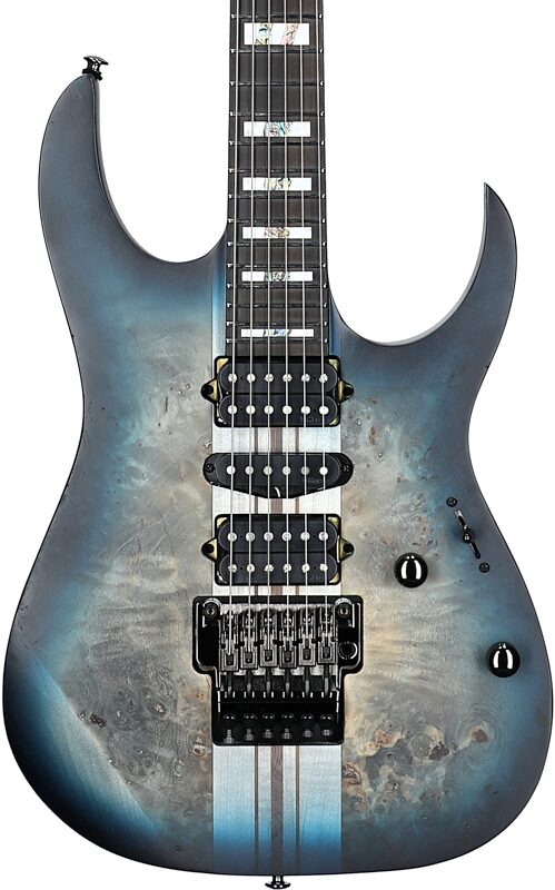 open zoom image for Ibanez RGT1270PB Premium Electric Guitar (with Gig Bag), Cosmic Blue Burst, Body Straight Front
