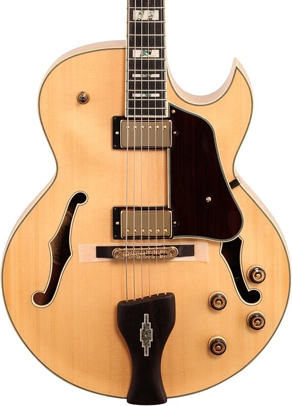 open zoom image for Ibanez LGB30 George Benson Electric Guitar (with Case), Natural, Open Box (Very Good), Body Straight Front
