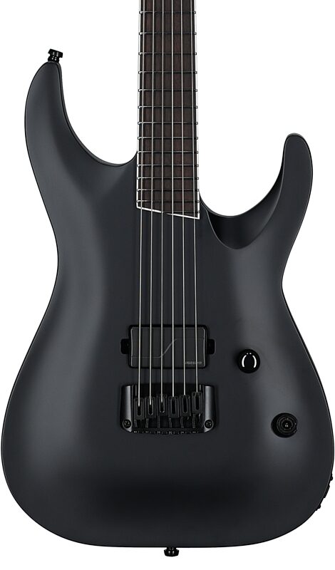 open zoom image for ESP LTD Mick Thomson MT-I Electric Guitar (with Case), Satin Black, Body Straight Front