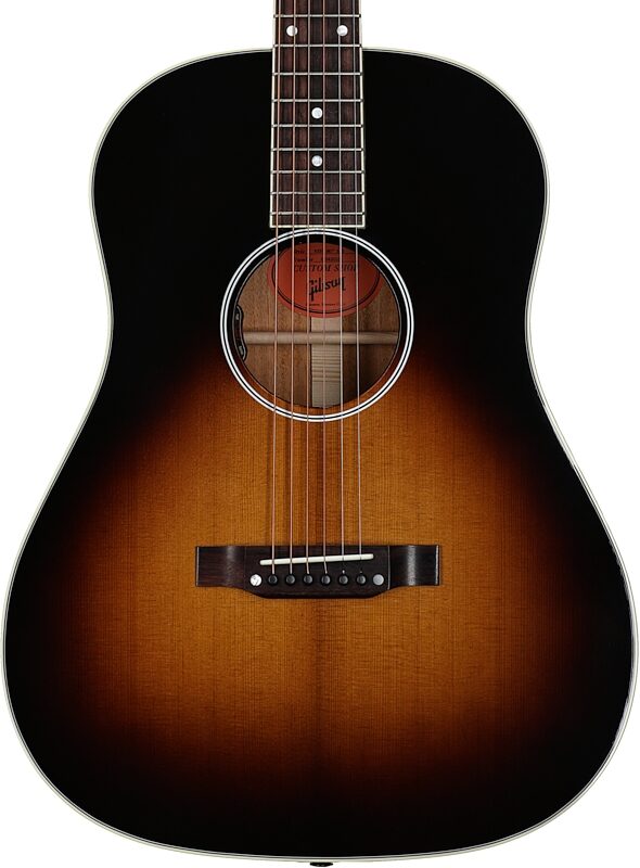 open zoom image for Gibson Keb' Mo' 3.0 12-Fret J-45 Acoustic-Electric Guitar (with Case), Vintage Sunburst, Body Straight Front