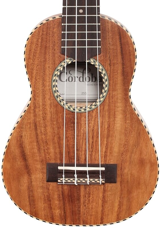 open zoom image for Cordoba 25S Soprano Ukulele, New, Body Straight Front