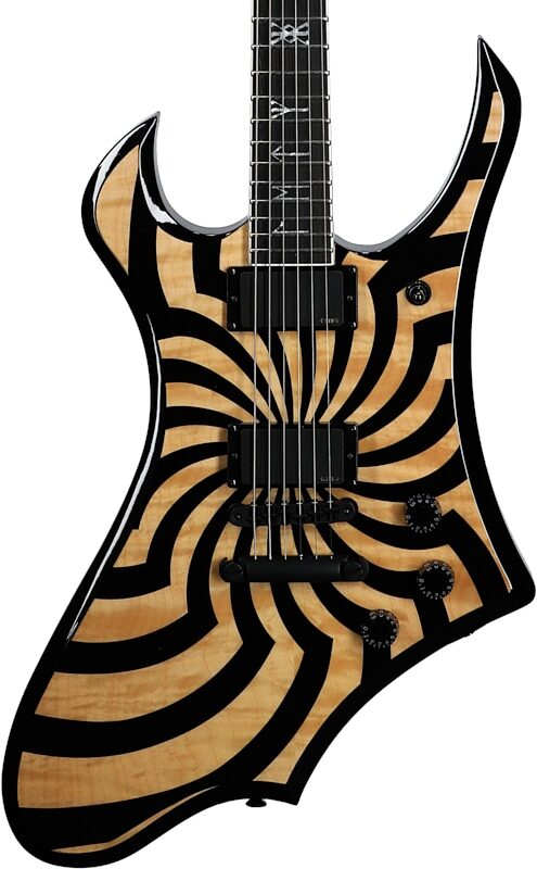 open zoom image for Wylde Audio Goregehn Electric Guitar, Rawtop Buzzsaw, Body Straight Front