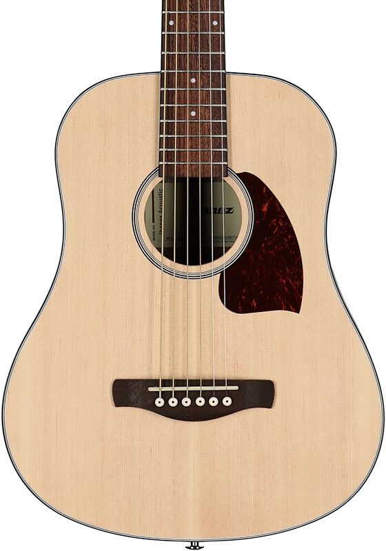 open zoom image for Ibanez PF2BE 3/4-Size Acoustic Guitar, Open Pore Natural, Body Straight Front