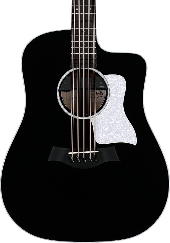 open zoom image for Taylor Somos 250ce Plus Bajo Quinto 10-String Acoustic-Electric Guitar, Black, Body Straight Front