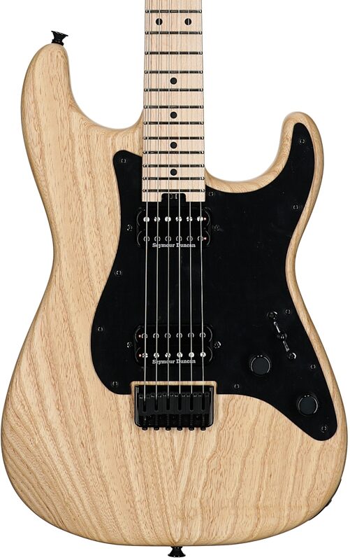 open zoom image for Charvel Pro-Mod So-Cal Style 1 HH HT Electric Guitar, Natural Ash, Open Box (Very Good), Body Straight Front