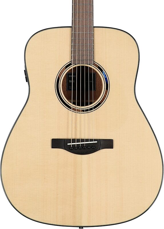 open zoom image for Yamaha TAG1E Transacoustic Dreadnought Acoustic-Electric Guitar (with Gig Bag), Natural, Body Straight Front