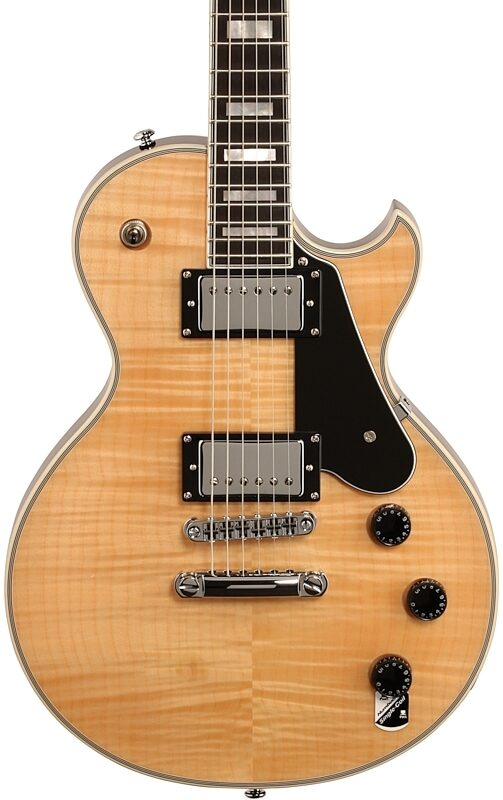 open zoom image for Schecter Solo II Custom Electric Guitar, Gloss Natural, Chrome Hardware, Body Straight Front