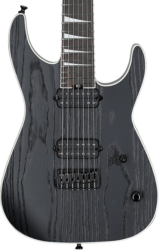 open zoom image for Jackson Pro Jeff Loomis Soloist SL7 HT Electric Guitar, 7-String, Black Ash, Open Box (Very Good), Body Straight Front