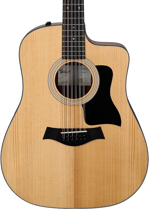 open zoom image for Taylor 150ce Dreadnought Acoustic-Electric Guitar, 12-String (with Gig Bag), New, Body Straight Front