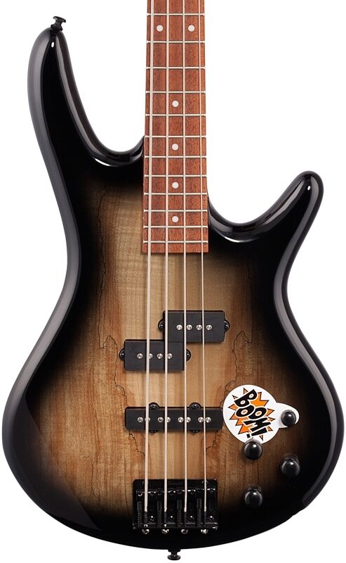 open zoom image for Ibanez GSR200SM Electric Bass, Natural Gray Burst, Body Straight Front