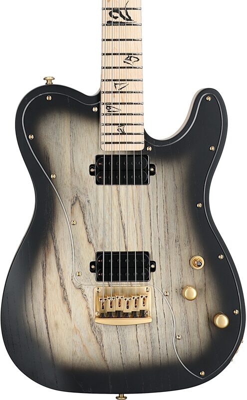 open zoom image for Schecter Meegs PT EX Electric Guitar, Charcoal Burst, Open Box (Very Good), Body Straight Front