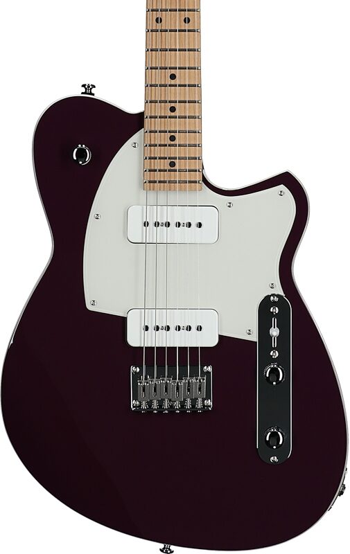 open zoom image for Reverend Charger 290-2 Electric Guitar, Purple Punch, Roasted Maple Fretboard, Body Straight Front