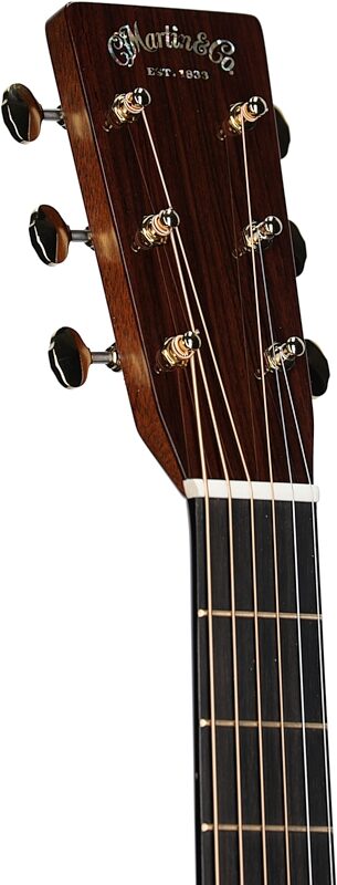 open zoom image for Martin OM-28E Modern Deluxe Orchestra Model Acoustic-Electric Guitar (with Case), New, Serial Number M2775609, Headstock Left Front