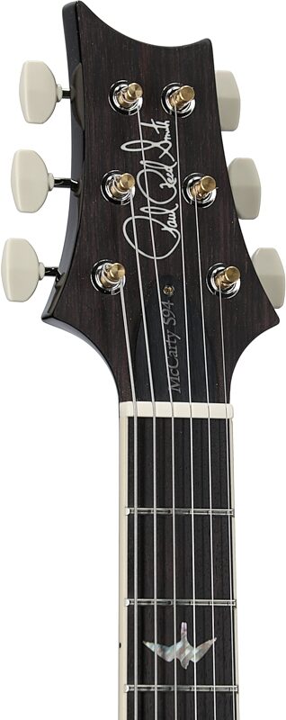 open zoom image for PRS Paul Reed Smith McCarty 594 10-Top Electric Guitar (with Case), Black Gold Burst, Serial Number 0380324, Headstock Left Front