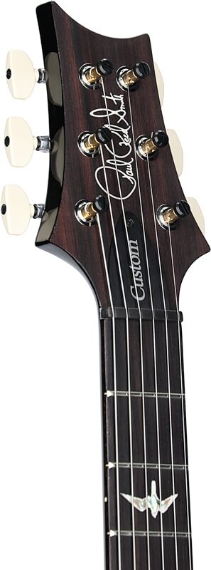 open zoom image for PRS Paul Reed Smith Custom 24 Gen III Electric Guitar (with Case), Black Gold Burst, Serial Number 0382219, Headstock Left Front
