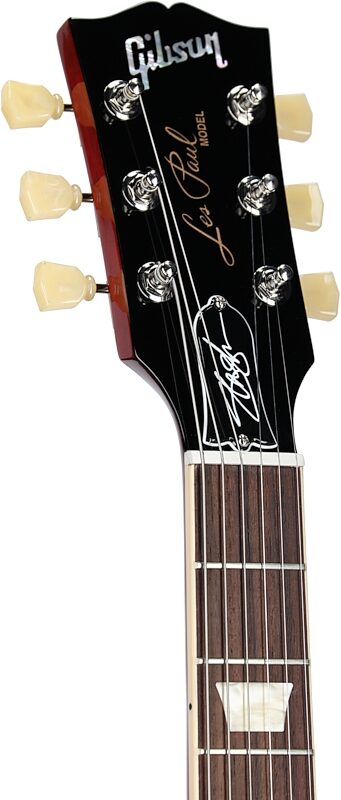 open zoom image for Gibson Slash Les Paul Standard Electric Guitar (with Case), Appetite Amber, Serial Number 211440229, Headstock Left Front