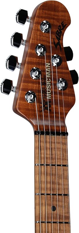 open zoom image for Ernie Ball Music Man Sabre Electric Guitar (with Case), Purple Lotus, Maple Fretboard, Serial Number H07163, Headstock Left Front