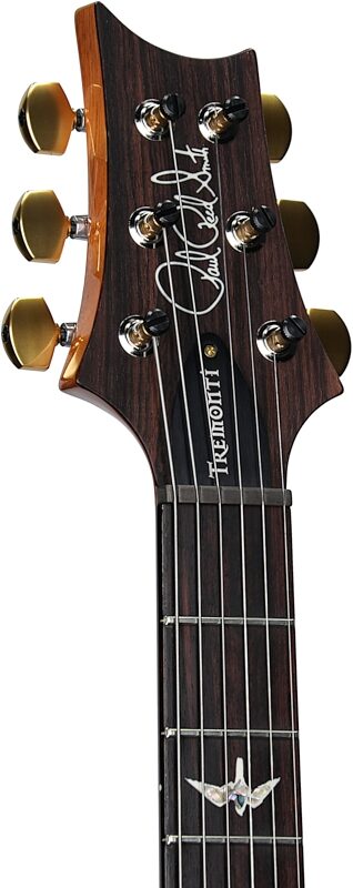 open zoom image for PRS Paul Reed Smith Tremonti 10-Top Electric Guitar (with Case), Charcoal, Serial Number 0394680, Headstock Left Front