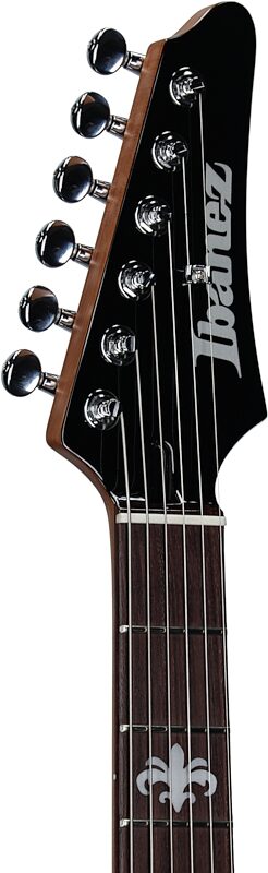open zoom image for Ibanez ATZ300 Andy Timmons Electric Guitar, (with Case), Black, Serial Number 210001F2500598, Headstock Left Front