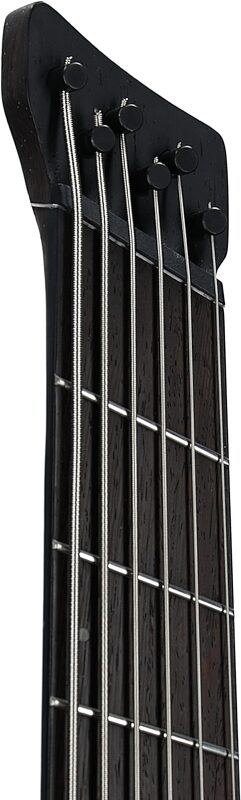 open zoom image for Ibanez EHB1506MS Bass Guitar, 6-String (with Gig Bag), Flat Black Ice, Serial Number 211P02I230711414, Headstock Left Front