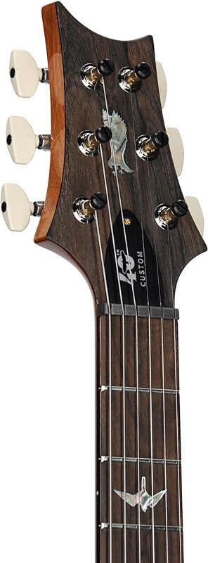 open zoom image for PRS Paul Reed Smith 40th Anniversary Custom 24-08 Semi-Hollow Limited Edition Electric Guitar, Faded Whale Blue, Serial Number 0401494, Headstock Left Front