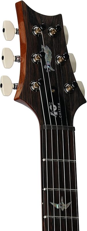 open zoom image for PRS Paul Reed Smith 40th Anniversary Custom 24-08 Semi-Hollow Limited Edition Electric Guitar, Faded Whale Blue, Serial Number 0402705, Headstock Left Front