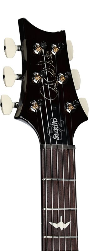 open zoom image for PRS Paul Reed Smith S2 Studio Electric Guitar, Black Amber, Serial Number S2080435, Headstock Left Front