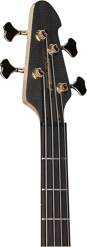 open zoom image for Peavey Cirrus 4 Quilt Maple Electric Bass (with Case), New, Serial Number 0ARCFA2400022, Headstock Left Front