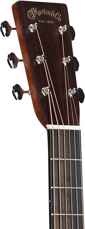 open zoom image for Martin OM-28-v2 Acoustic Guitar (with Case), Natural, Serial Number M2970150, Headstock Left Front