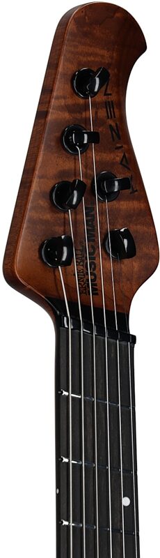 open zoom image for Ernie Ball Music Man Kaizen 6 Electric Guitar (with Case), Black Limba, Ebony Fretboard, Serial Number S12225, Headstock Left Front