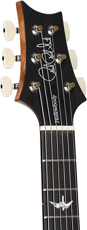 open zoom image for PRS Paul Reed Smith Hollowbody II Electric Guitar (with Case), Aurora Borealis, Serial Number 0409578, Headstock Left Front