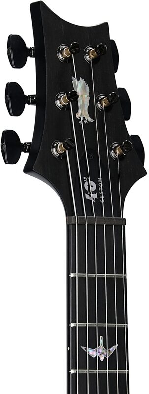 open zoom image for PRS Paul Reed Smith 40th Anniversary Custom 24 Satin Limited Edition Electric Guitar, Fire Smokeburst, Serial Number 0408079, Headstock Left Front