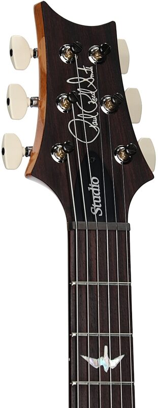 open zoom image for PRS Paul Reed Smith Studio Electric Guitar (with Case), Charcoal, Serial Number 0404924, Headstock Left Front
