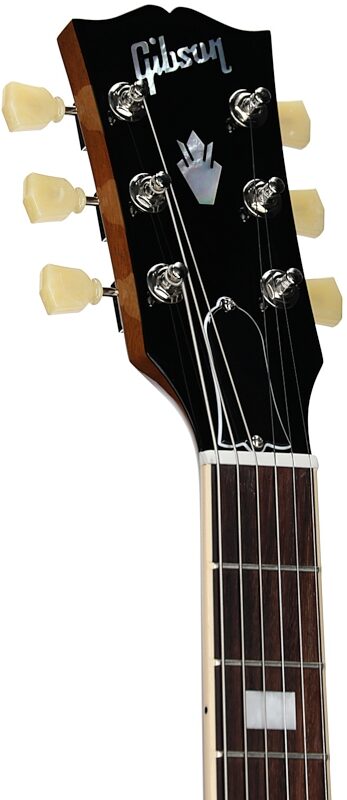 open zoom image for Gibson ES-335 Figured Electric Guitar (with Case), Honey Amber, Serial Number 219550153, Headstock Left Front