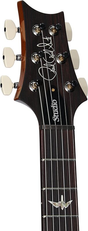 open zoom image for PRS Paul Reed Smith Studio 10-Top Electric Guitar (with Case), Black Gold, Serial Number 0407567, Headstock Left Front