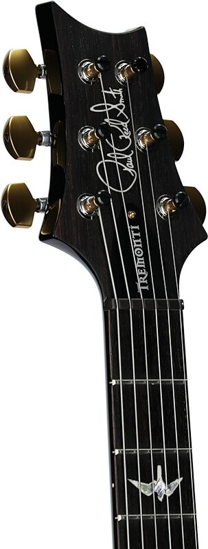open zoom image for PRS Paul Reed Smith Tremonti Stoptail 10-Top Electric Guitar (with Case), Gray Black, Serial Number 0409487, Headstock Left Front