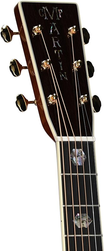 open zoom image for Martin D-45-v2 Acoustic Guitar (with Case), Natural, Serial Number M2997680, Headstock Left Front