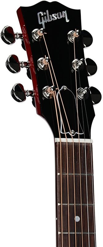 open zoom image for Gibson J-45 Standard Acoustic-Electric Guitar (with Case), Cherry, Serial Number 21775110, Headstock Left Front