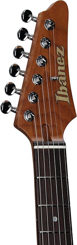 open zoom image for Ibanez AZ2204N Prestige Electric Guitar (with Case), Antique White Blonde, Serial Number 210002F2533083, Headstock Left Front