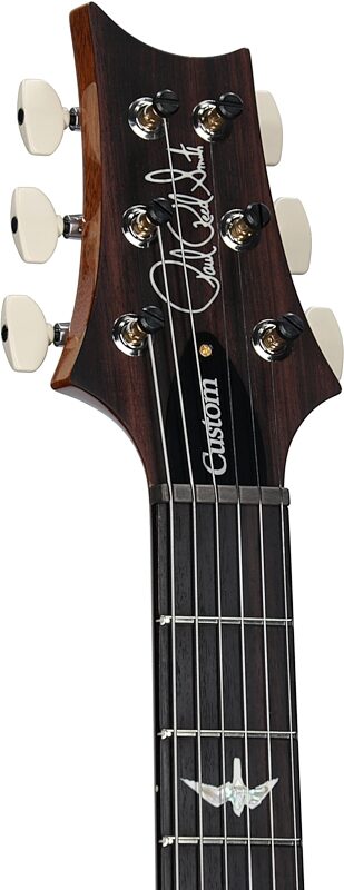 open zoom image for PRS Paul Reed Smith Custom 24 10-Top Electric Guitar with Case, Aurora Borealis, Serial Number 0420734, Headstock Left Front